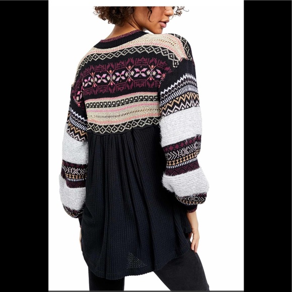 NWT Free People Cozy Cottage Sweater - Picture 6 of 15